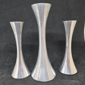 Pewter Candle Holders Set of 3 2005 Made for Target